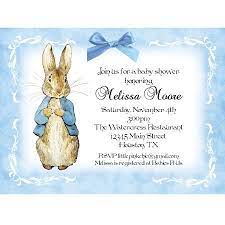 Peter Rabit Baby Shower Invitations Rabbit Baby Shower Rabbit Baby Shower Invitations Baby Shower Invitations For Boys