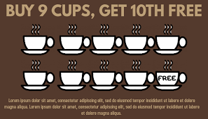 Businesses benefit from having a loyal group of customers. Coffee Bar Loyalty Card Template Postermywall