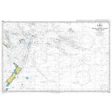 Admiralty Chart 4061 South Pacific Ocean Western Portion