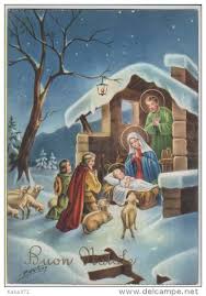 Natale Noel Nativita Capanna Gesu Bambino Madonna S Giuseppe Adorazione Autres Catholic Art Christmas Scenes Old Postcards