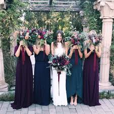 Mixed Jewel Tones Done Right By Yours Truly Mumuweddings Mumu Wedding Wedding Dream Wedding
