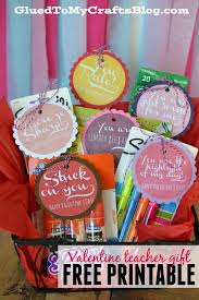 Instead of the mittens, cut out. Valentine Teacher Gift Idea Gift Tag Freebie To Download Today