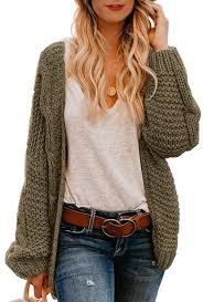 Get your a/w wardobe on lock. Buy Astylish Womens Open Front Long Sleeve Chunky Knit Cardigan Sweaters Loose Outwear Coat Online In Indonesia B07tvsr7yp
