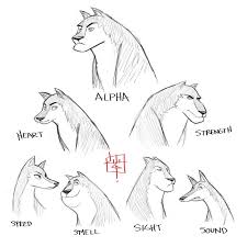 Wolf Pack Sketch Concept By Luigil Cartoon Wolf Easy Cartoon Drawings Cool Wolf Drawings