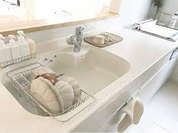 ニトリの 水切り吸水マット で 水切りカゴのない すっきりした生活に キッチン 水切り ニトリ 水切り ニトリ