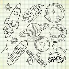 Space Doodle Set Space Doodles Space Drawings Doodle Art