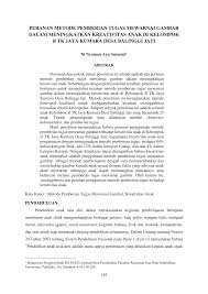 Gambar mewarnai kebersihan lingkungan sekolah. Https Adoc Tips Download Peranan Metode Pemberian Tugas Mewarnai Gambar Dalam Meningk Html