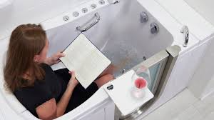 Double vanities are a favorite feature in master bathrooms, allowing each person their own area. Walk In Bathubs Showers More Ella S Bubbles Tubs With Door