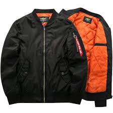 Mens Bomber Jacket Thick Warm Autumn Military Motorcycle Jacket Bomber Jacket Men Bomber Jacket