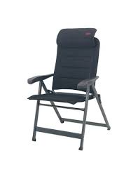 Relaxed chair with polished cover and elastic fastening for optimum comfort. Klappstuhl Aus Aluminium Air Deluxe 3d Compact Anthrazit Crespo