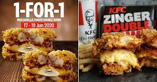 But, south korean locations of the chicken chain are filled the double down lives on at kfc locations in south korea. Kfc S Pore Having 1 For 1 Promotion On Mozzarella Zinger Double Down All Meat Burger Till Jun 19 Great Deals Singapore