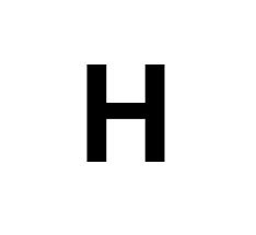 H, or h, is the eighth letter in the iso basic latin alphabet. Self Adhesive Letter 20 Cm Letter H