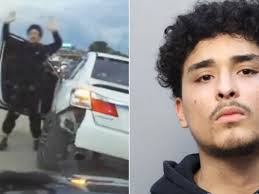 Shocking video shows a young man from Hialeah attempting to escape from the  police