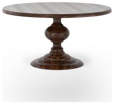 Limited time sale easy return. Sabastian Round Dining Table Dark Oak 60 Traditional Dining Tables By Rustic Home Furnishings Houzz