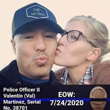 Never forgotten-----Officer Val Martinez, 13 year LAPD Veteran, assigned to  Mission Division, passed away from the Corona Virus this morning, July 24,  2020.... 🙏 #thinblueline #lapd #HonoringOurFallen #Saytheirnames  #AHeroRememberedNeverDies