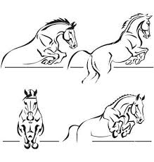 Horse Jumping Vector Google Search Horse Tattoo Horse Drawings Horse Silhouette