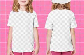 Download Premium Png Of Girl S Casual T Shirt Png Mockup Front And Clothing Mockup Casual Girl T Shirt Png