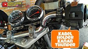 Akhirnya kemaren kejadian lagi, walhasil setiap kali mau stater bunyi krek krek krek di switch stater. Jalur Kebel Holder Kanan Suzuki Thunder Youtube