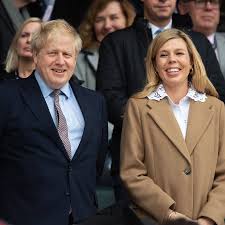 Prime minister boris johnson and his partner carrie symonds arriving at the conservative party conference in 2019 in manchester (picture: Johnson And Symonds Name Baby Son Wilfred Lawrie Nicholas Tatler