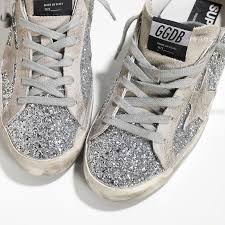 At golden goose, we care for our customers and we want them to live a true golden. Ggdb Golden Goose Superstar All Over Glitter Suede Silver Moon Womens Star Sneakers Golden Goose Sneakers Shoes