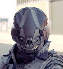 Exoskeleton 3d Model On Behance Futuristic Helmet Helmet Concept Armor Concept