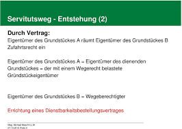 Prinzipiell ist es korrekt, dass ein wegerecht auch nur über einen vertrag und ohne eintragung in das grundbuch vorgenommen werden kann. Ausgewahlte Fragen Des Wegerechts Pdf Free Download