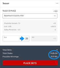 What Is A Teaser Bovada Sports Help Section