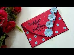 Handmade card with trophy sending personalized greeting cards is one of the best way to show your affection to your love ones and making them feel that they're loved. Beautiful Handmade Greeting Card For Birthday Complete Tutorial Youtube Simple Birthday Cards Greeting Cards Handmade Birthday Cards Diy