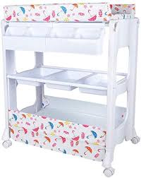 Namely, this 2 in 1 baby bath and change table has the foldable changing pad. Baby Changing Table Station And Bath Tub Unit Infants Massage Bed Portable Changer Baby Storage Dresser With Wheels Buy Online At Best Price In Uae Amazon Ae