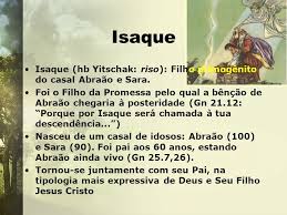 Resultado de imagem para os personagens da tipologia de Isaque.