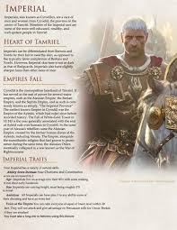 I Made The Elder Scrolls Races In 5e For A Campaign I M Working On My First Homebrew So Grammer Balance And Format Might Not Be Up To Par But I Had Fun