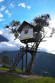 La Casa Del Arbol Tree House A One Of A Kind Tree House With The Swing At The End Of The World The Ho Beautiful Tree Houses Tree House Building A