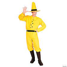 Men's Curious George Man in the Yellow Hat Costume | Fun Express