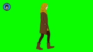Animasi bergerak orang bingung gambar lucu gif kartun. Green Screen Animasi Muslimah Berjalan Animasi Kartun Bergerak Youtube