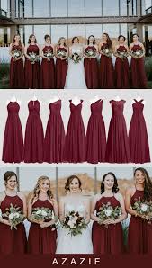 Wedding Color Ideas Cabernet Bridesmaid Dresses In 2020 Fall Bridesmaid Dresses Burgundy Bridesmaid Dresses Red Bridesmaid Dresses