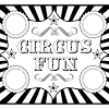 Acrobats puppies at the circus. 1