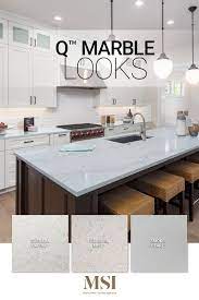 It S All About The Details With Through Body Veining Delicate Specks And Soft Clouds This Lovely Trio Countertops Kitchen Remodel Design Quartz Countertops