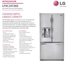 This Is Our Pick Lg 24 Counter Depth Refrigerator Love It Largest Counter Depth Fridge There Is So We Re Not Compr Counter Depth Refrigerator Counter Depth Modern Kitchen Counters