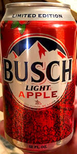 Check spelling or type a new query. Busch Light Apple Anheuser Busch Beeradvocate