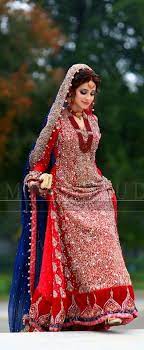 Red And Blue Pakistani Bridal Dresses Pakistani Dresses Indian Dresses