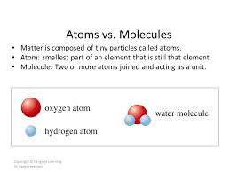 Molecule Vs Atom Cengage Learning Molecules Chemistry Notes
