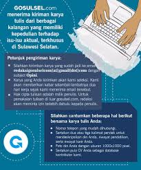 Opini mahasiswa harian jawa pos, 09.12. Gosulsel Com Membuka Kesempatan Berbagi Gagasan Di Kolom Opini Gosulsel