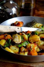 Saute De Patates Patates Douces Et Ail En Chemise L Atelier De Steph Et Lolie Patate Douce Patate Douce Sautee Patate Saute