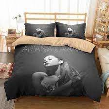 3d Customize Ariana Grande Bedding Set Duvet Cover Set Bedroom Set Bedlinen 1 Limited Edition Custom Product Cre In 2021 Duvet Bedding Sets Bedding Set Customised Bed