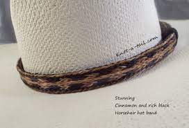Horsehair Hat Band Elegant Cowboy Horsehair Hat Band No Etsy In 2021 Hat Band Rodeo Fashion Horse Hair Hat Band