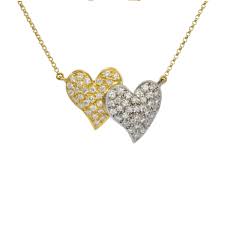 Double Love Hearts Diamond Pendant Dalia Daou Jewellery London Get lovely pictures of hearts and blue diamonds, white.