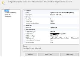 Problems With The Query Resultset Property Not Set Correctly Parameters Not Set Correctly Or Connection Not Established Correctly