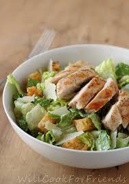 Directions in a large bowl, combine the dressing, cheese, garlic powder and pepper. Grilled Chicken Caesar Salad With Homemade Dressing Hail Caesar Will Cook For Friends