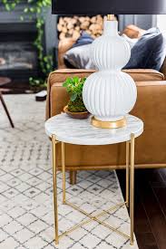 Easy Ikea Decor Hack From Plain Side Table To A Marble Masterpiece Hunker Ikea Decor Ikea Side Table Ikea Diy