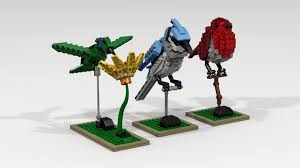 Lego Bird Pack 3d Model 3d Model Bird Lego